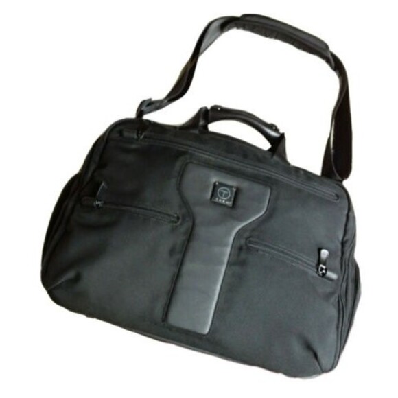 Tumi Unisex Black Nylon Business Bag Multi Compartments Adjustable Strap - Picture 1 of 7